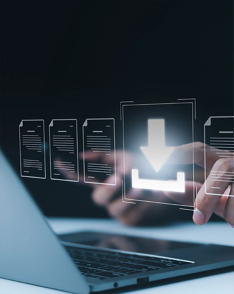 Promotional image for the download section