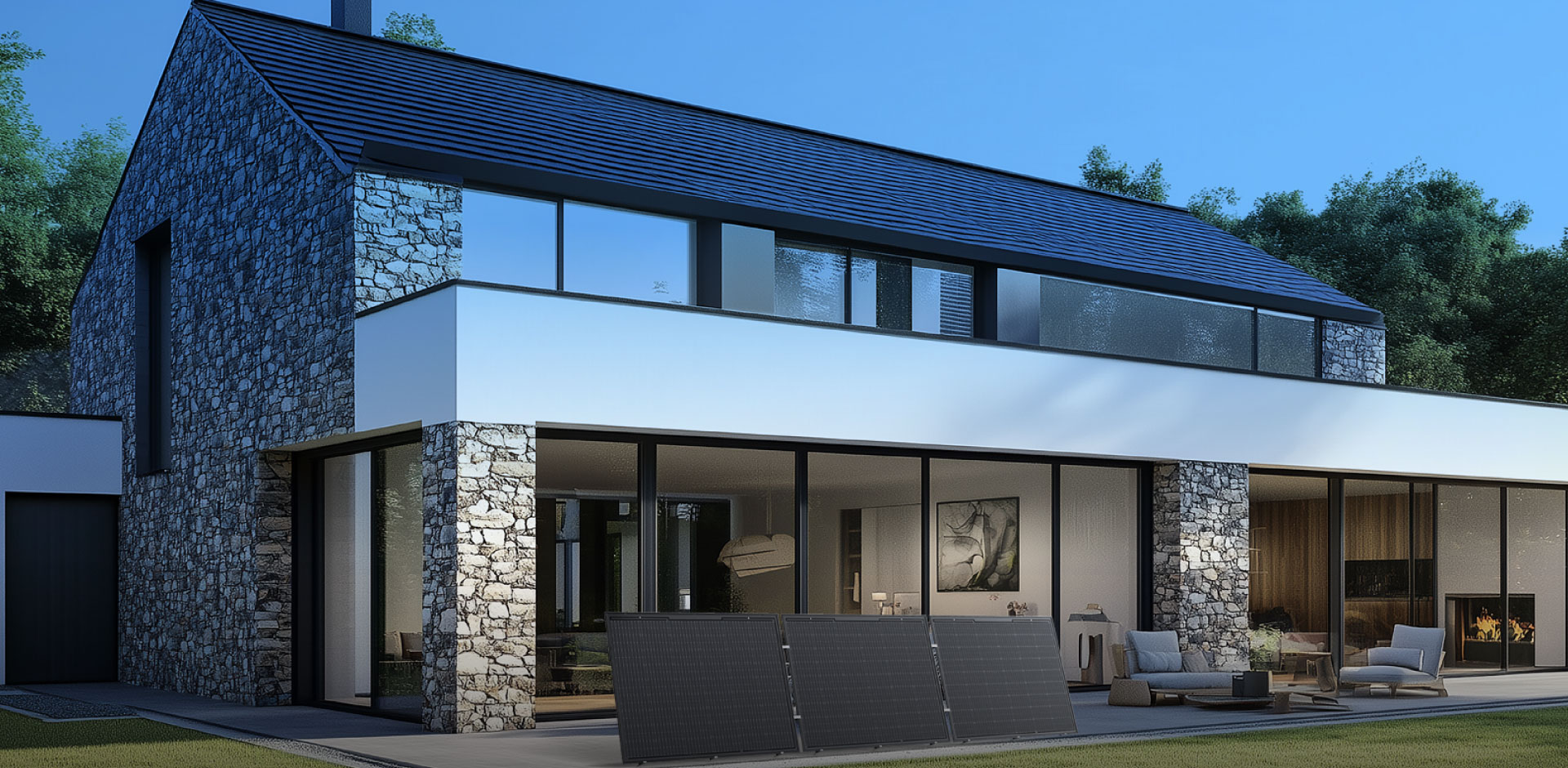 Suncake products were placed in the villa's courtyard