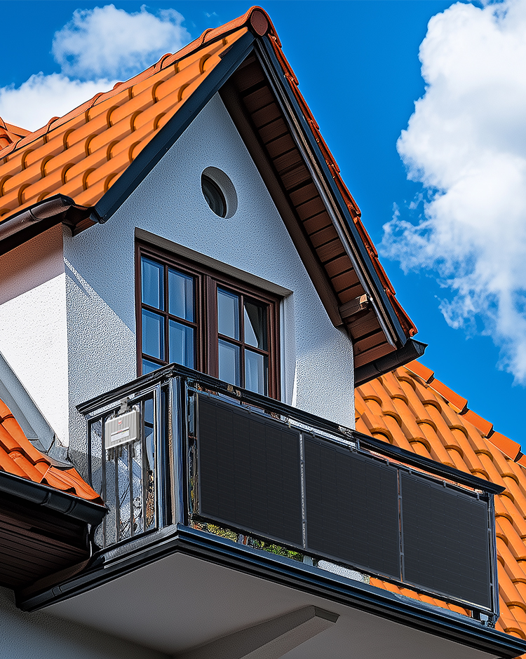 Suncake products are used on house balconies