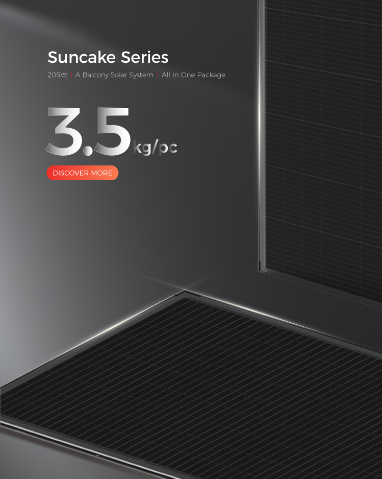 Suncake is a Balcony Solar System