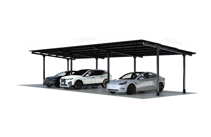 6 single carport